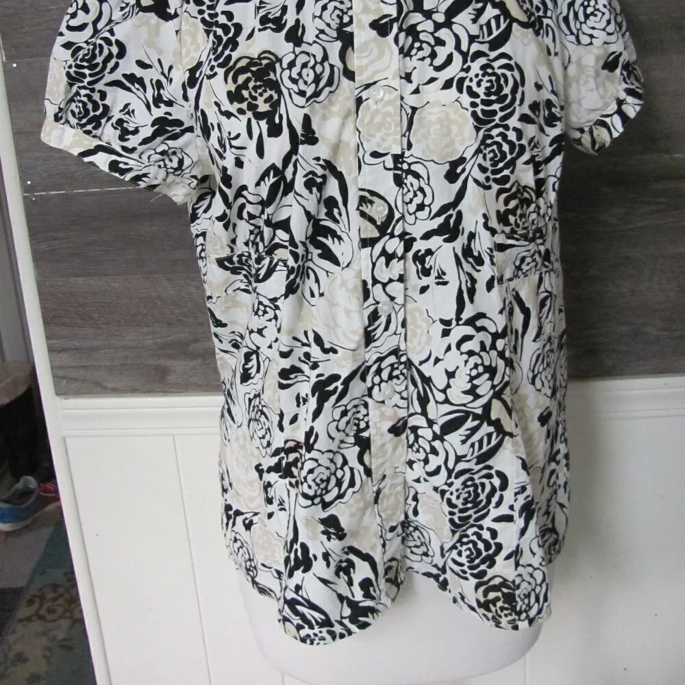 ALFANI   LADIES SHORT SLEEVE BLOUSE - Picture 6 of 7